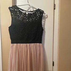 Black & Pink Dress Size Large